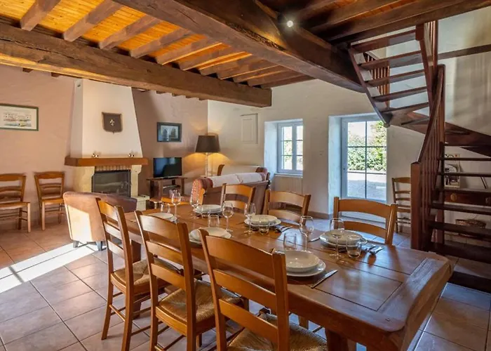 Vakantiehuis Maison De Ferme Renovee Avec Cheminee, Terrasse Et Jardin Clos - A 800m Du Bourg De - Fr-1-426-149 *